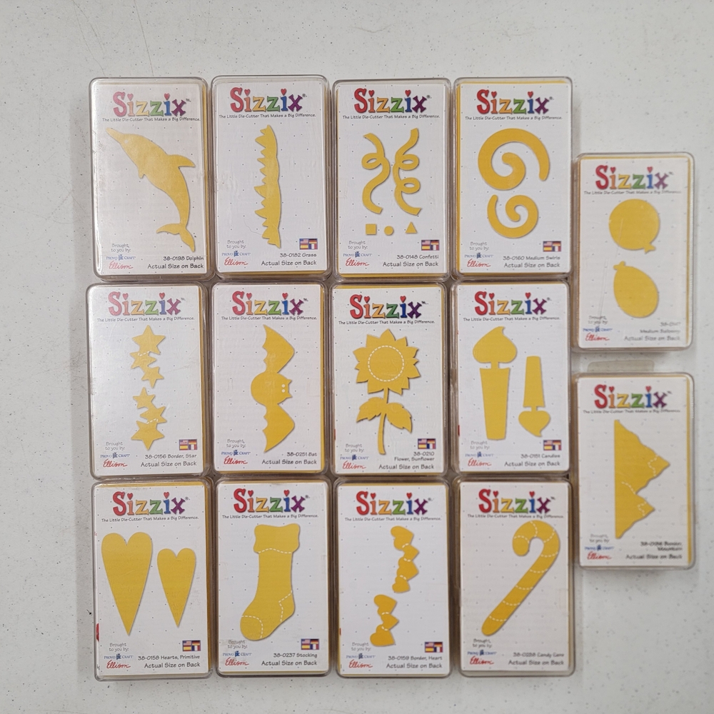 Sizzix Yellow Die Cut Set